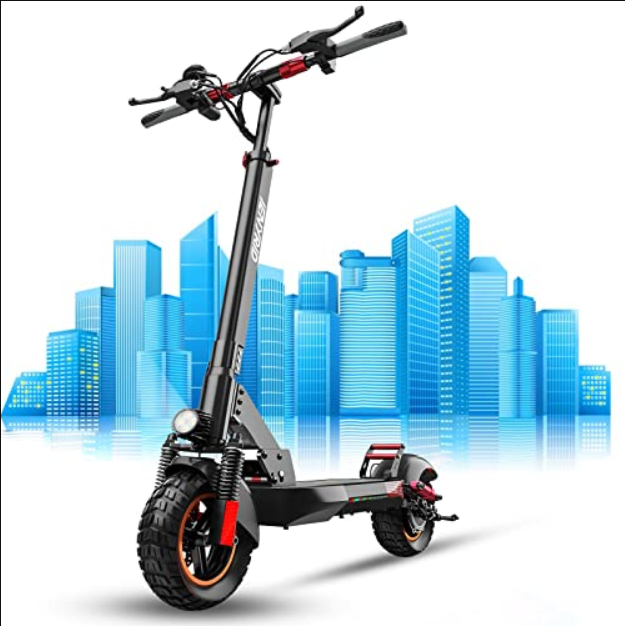 Electric Scooter for Adults, Electric Scooter with Seat, 10" Pneumatic Tires