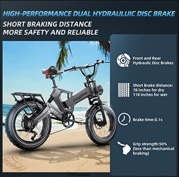 EUY Electric Bike for Adults,Unibody Magnesium Alloy 1000W Motor