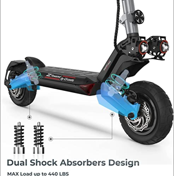 Circooter Raptor Pro Electric Scooter Adult with Smart APP, 1600W Motor