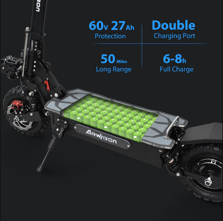 Electric Scooter Adults, 5600W Dual Motor, Up to 50 MPH & 38-50 Miles Travel Range