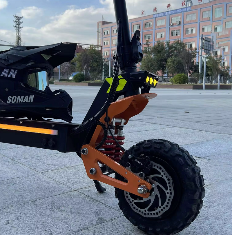 Electric Scooter 6000W 60V 40V Dual Motor Electric Scooter Dual Suspension Shock Absorption Maximum Speed 95km/h