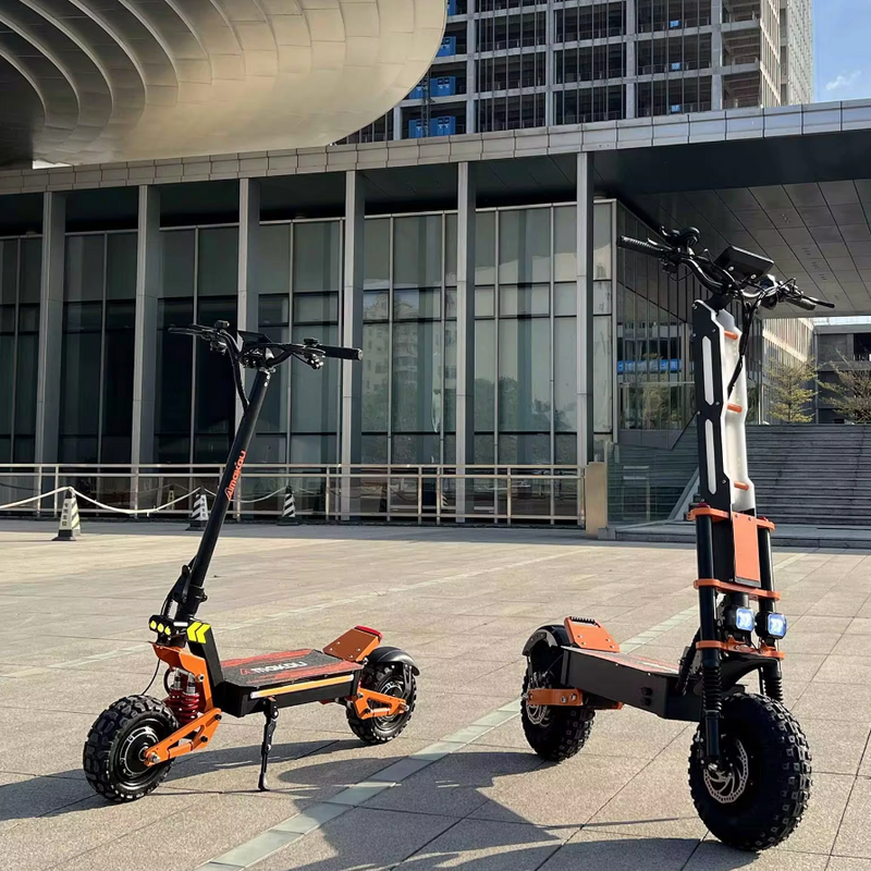 Electric Scooter 6000W 60V 40V Dual Motor Electric Scooter Dual Suspension Shock Absorption Maximum Speed 95km/h