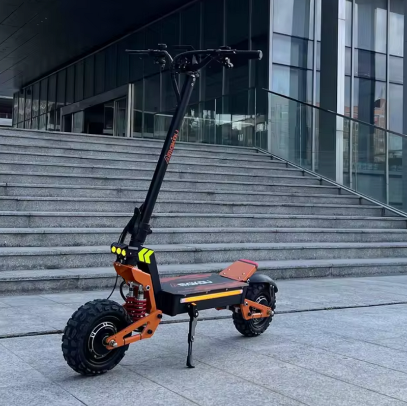 Electric Scooter 6000W 60V 40V Dual Motor Electric Scooter Dual Suspension Shock Absorption Maximum Speed 95km/h