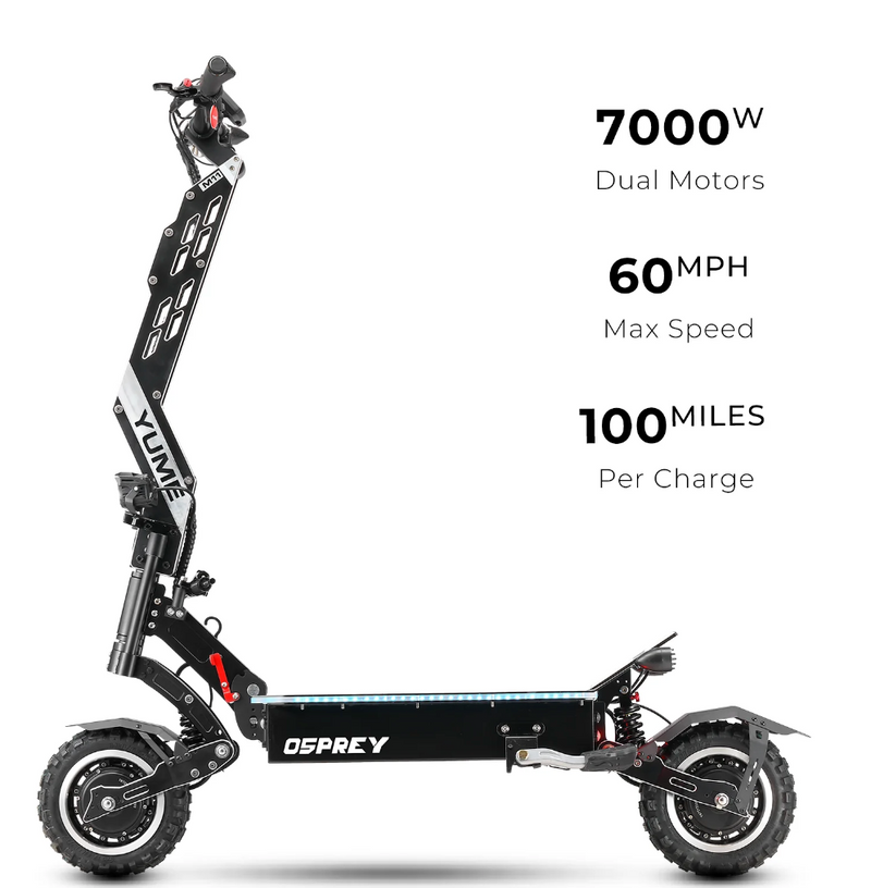 Electric Scooter 7000W dual motors & full-shock all-terrain